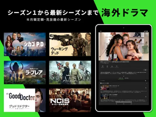 Hulu / フールー　人気ドラマ・映画・アニメなどが見放題 android App screenshot 8